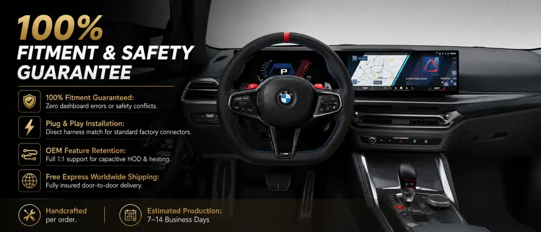 Custom steering wheel fitment safety guarantee Custom steering wheel fitment safety guarantee